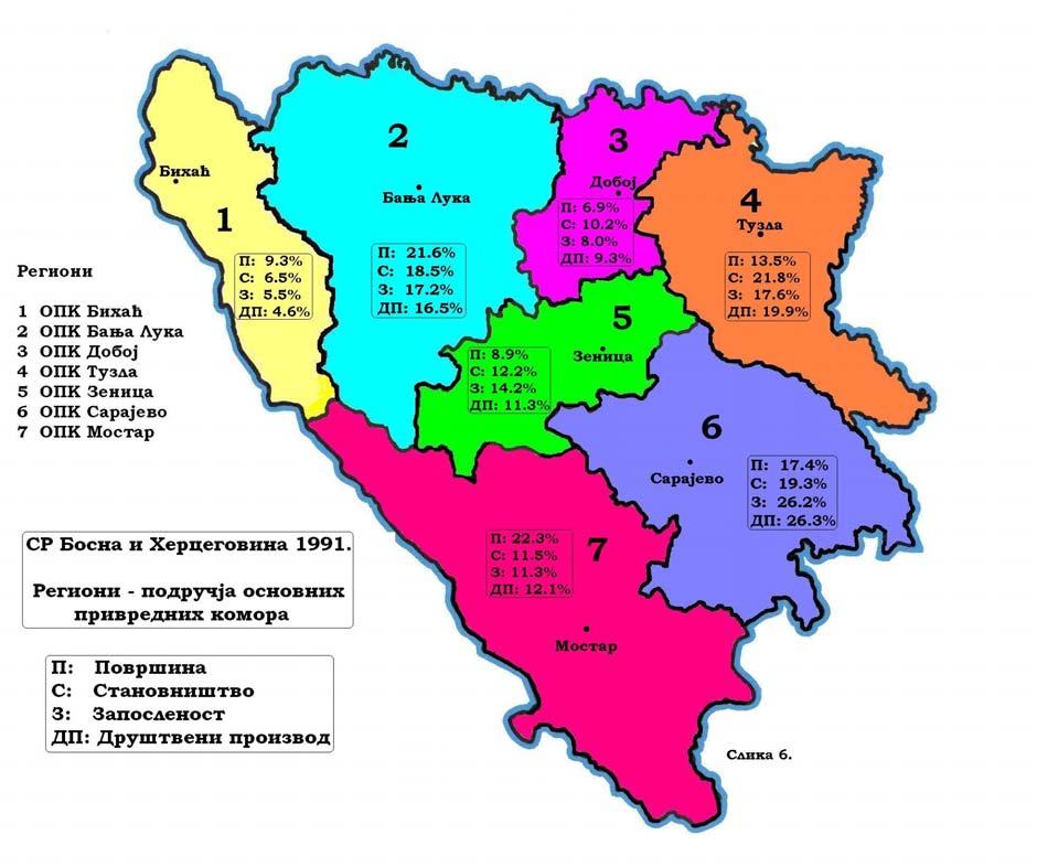 Непосредно пред избијање ратних сукоба, Влада бивше Босне и Херцеговине je реализовала студију "Регионализација Босне и Херцеговине" (септембар 1992.).