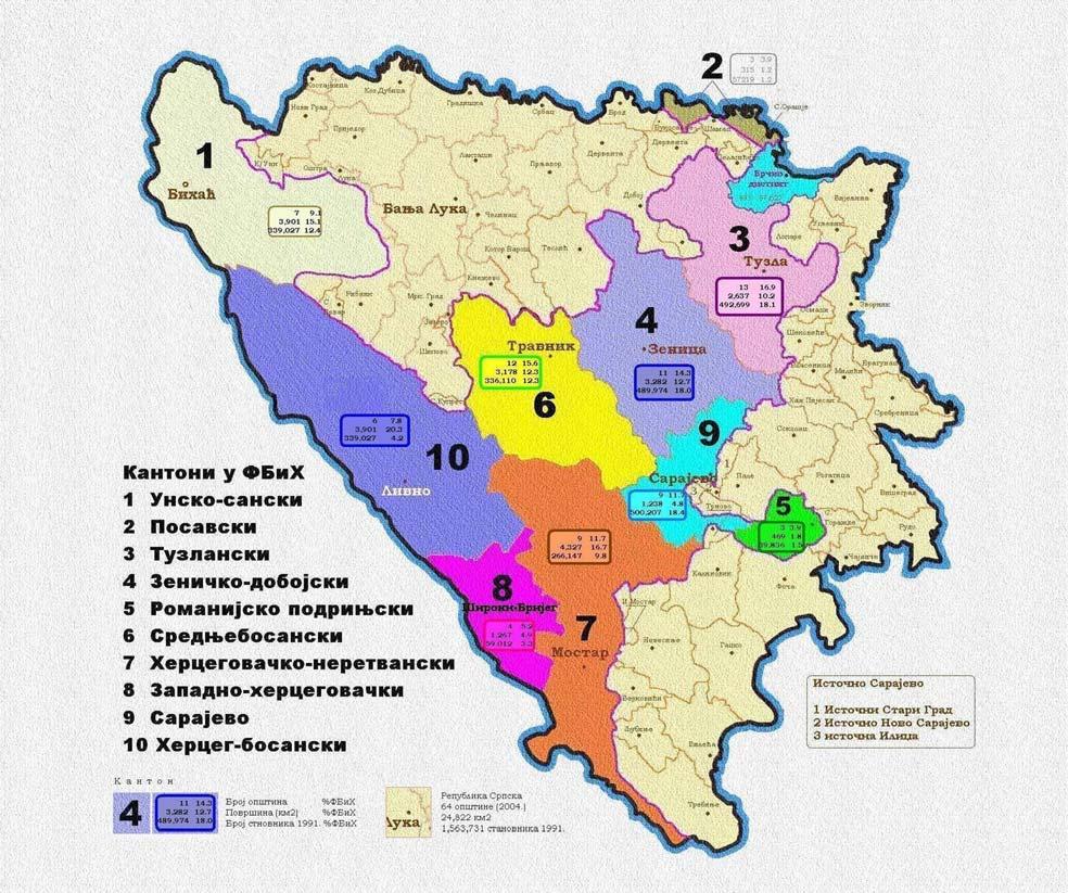 2.3 Регионализација у БиХ по ЕУ РЕД пројекту Регионализација у БиХ по ЕУ РЕД пројекту детаљно је обрађена у раду Економског института под називом Република Српска у процесима регионалног организовања
