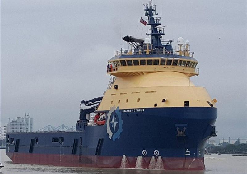 OSV NEWBUILDINGS, S&P STARNAV CYGNUS DELIVERED IN BRAZIL Starnav Serviços Marítimos has accepted delivery of newbuild PSV Starnav Cygnus, the last in a series of three sister vessels that were built