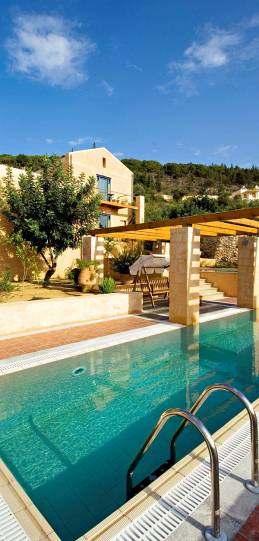 Gavalohori, near Chania. Each villa has 4 bedrooms, and a private pool.
