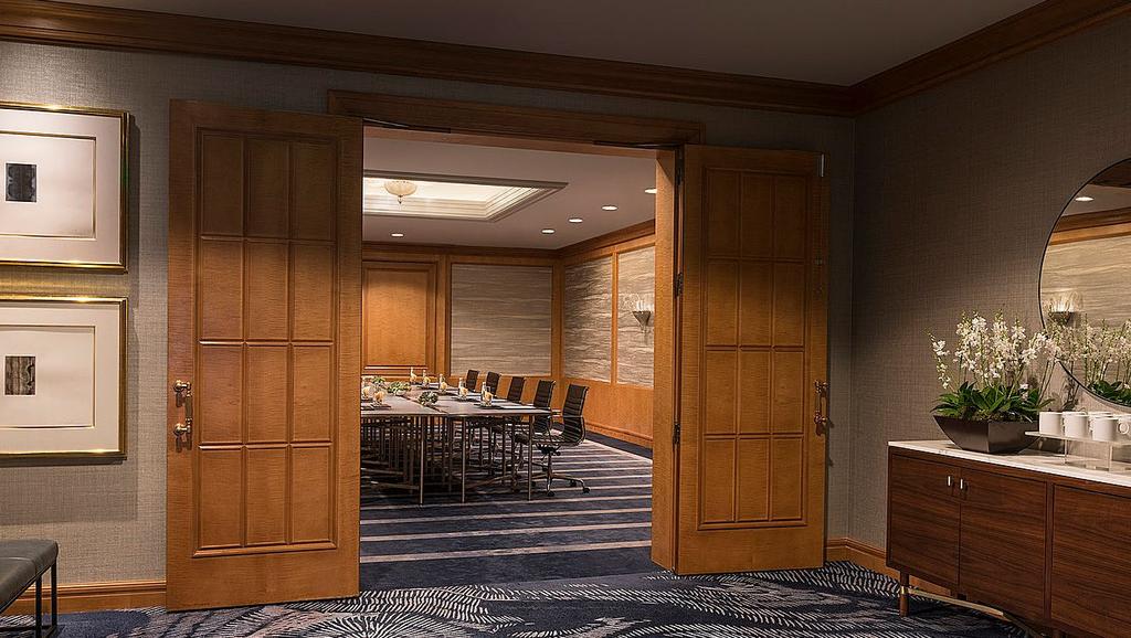 A SUITE OF SUITES More intimate in size, but not in function, Presidio, Stinson, Muir, and SoMa Suites are suitable for a board meeting, private luncheon, dinner, trainings, workshops, or