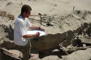 Test excavation and recording in 2005 as part of Rick Bullers