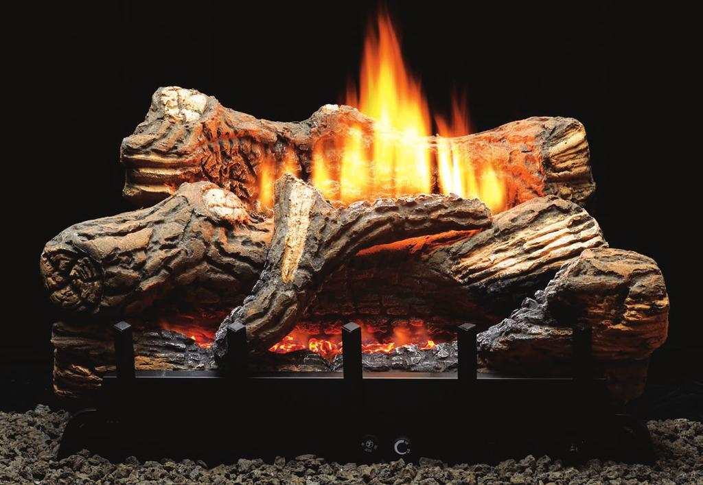 Log Set and Contour Burner Combos Vent-Free Contour Log Set/Burner Systems These systems combine the burner and log set into one package.