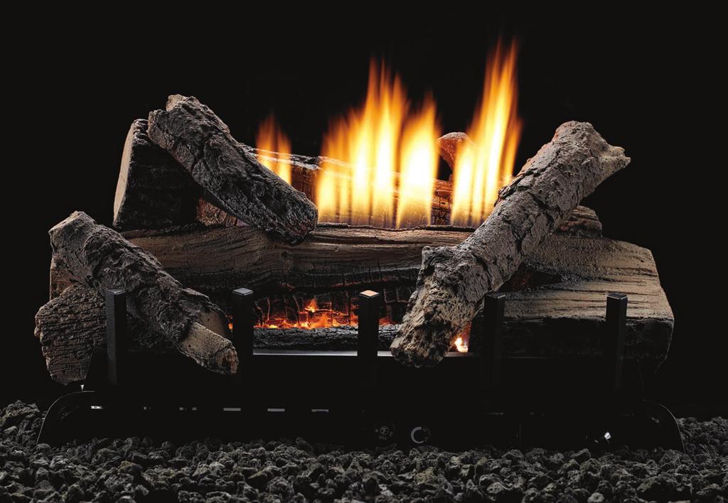 Log Set and Contour Burner Combos Whiskey River Log Set The Whiskey River Log set features the same burner and ember package as the Flint Hill but with chunky, hand-painted Refractory logs.