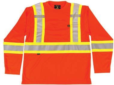 chest pocket with Velcro closure and pen division Two radio hooks at the shoulders Crew neck CSA Z96-15, Class 2 Description VHK015 S to 3XL High-visibility orange Polyester mesh Short sleeves MICRO
