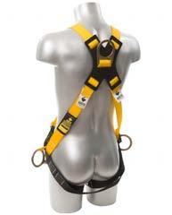CONSTRUCTION HARNESS - 3 RINGS, CLASS AP Dorsal D-ring and 2 lateral D-rings for worker positioning 6 points of adjustment (2x legs, 2x torso, 1x chest, 1x waist) Capacity: 160 kg (352 lb.