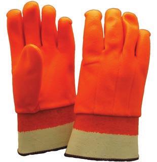 GLOVES Gloves fully coated with PVC and smooth finish Resistant to chemical and acid products 3 rigid safety cuff Very comfortable cotton support CE