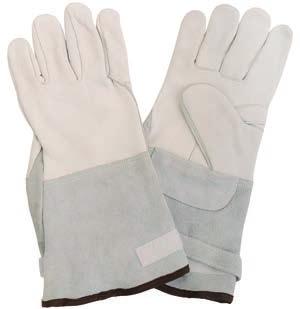 Gray Full-grain leather Foam and fleece LINEMAN GLOVES HAND PROTECTION UNLINED FULL-GRAIN LEATHER GLOVES 5