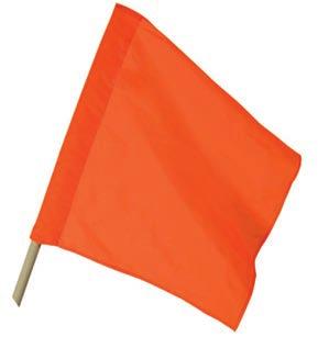 POLYESTER FLAG Made of orange 100% polyester Sleeve for pole with 3 grommets Pole sold separately: SBA001 Model # Colour Dimensions SDR183