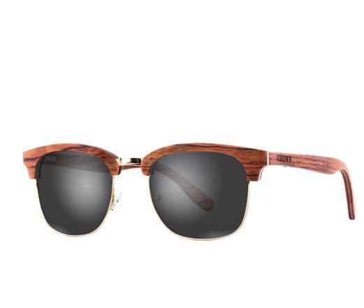 Grown sunglasses use only natural materials, each pair has a