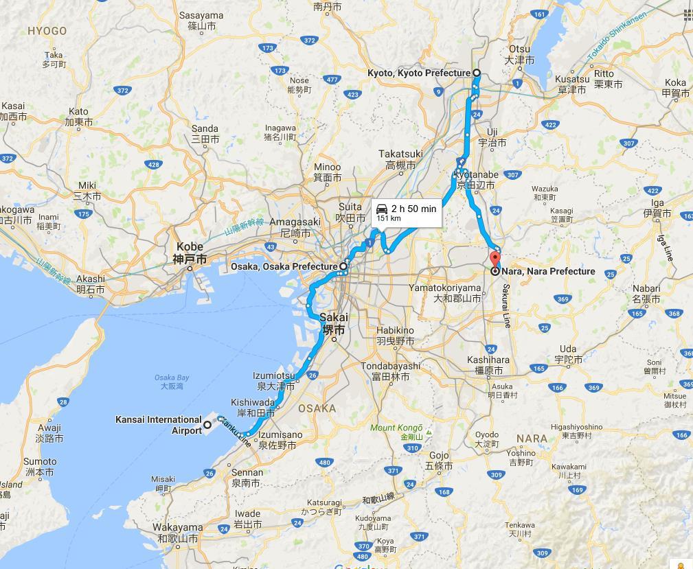 Map Kyoto