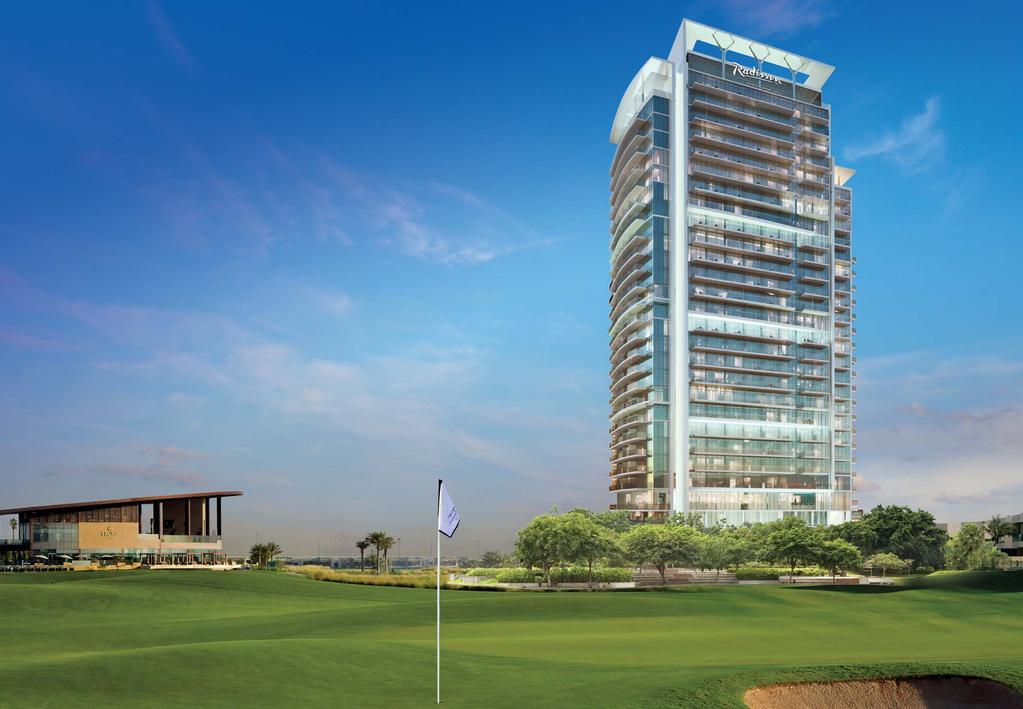 PRESENTING RADISSON HOTEL IN DAMAC HILLS Enhancing its celebrated reputation by bringing bespoke experiences to the region, DAMAC Properties in partnership with Radisson Hotel