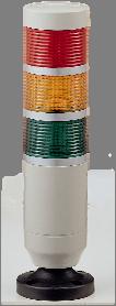 TOWER LIGHTS PRE Series Stackable Tower Lights Ø56mm LED Steady and Flashing (flash rate 80 / minute) LED light provides long life and reliability Prism-cut