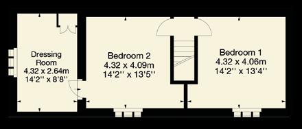 floors with two bedrooms.