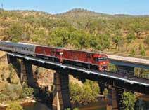 Days 4-5: The Ghan Darwin to Adelaide Transfer to Darwin Rail Station where you will embark upon your rail journey from Darwin to Adelaide on The Ghan. Enjoy an excursion in Katherine.