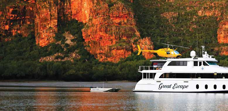 CRUISE JOURNEYS The Great Escape Charter Company The Great Escape Charter Company offers magnificent cruises of The Kimberley coast.