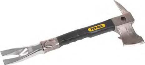 The Pry-Axe is a lightweight, multi-purpose, Slam & Ram tool designed to pry, enlarge openings, cut sheet metal for help.