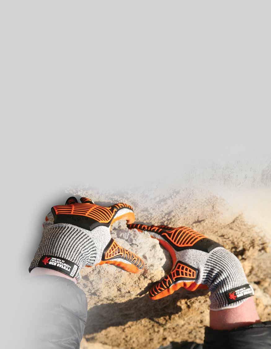 Multi-Task UltraTech series Sonic welded TPR Offers increased comfort on the back of the hand vs.