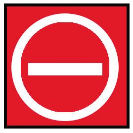 No Entry Sign: Prohibits