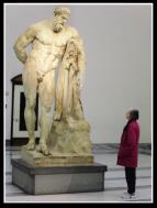 Lysippus (copy), Farnese Hercules, Marble, 317 cm, Rome, National Archaeological Museum, Naples Sculpture More mortals -Canon: social