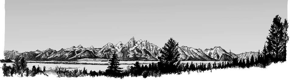 The Tetons owe their existence to movement along a fault located on the eastern front of the range.