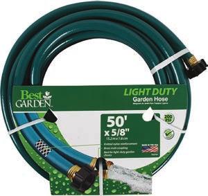 Holds up to 75' of 5/8" garden hose 5' leader hose