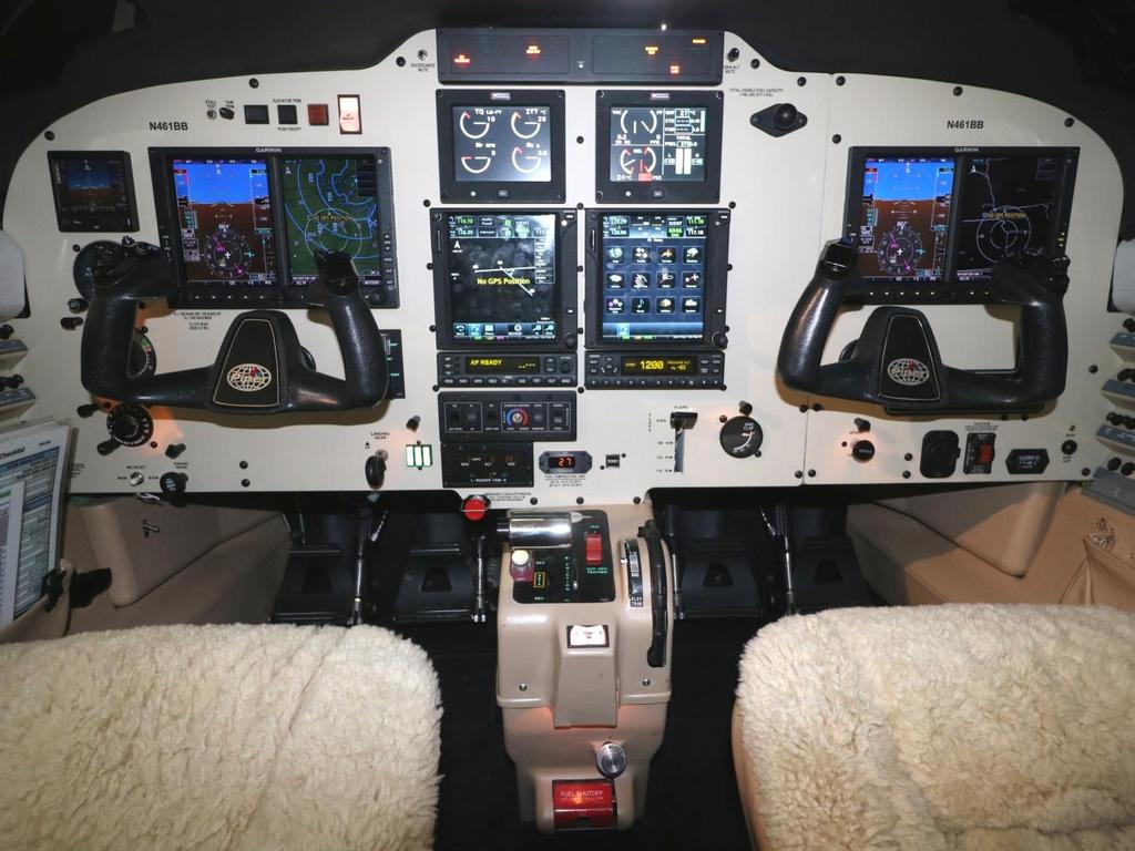 AVIONICS New dual Garmin G500 PFD/MFD with integrated flight display and synthetic vision on pilot side Includes dual Garmin GRS77 AHRS, GMU44 magnetometers, GTP59 OAT probes New dual Garmin GTN750