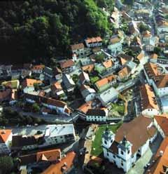 Sovič recognisable by its narrow streets and closely huddled buildings destroyed by fire several times over the course of history, the town centre has always been rebuilt (most recently in 2011 and