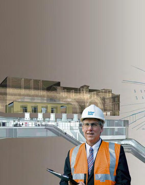14 Our capabilities across the Group BUSINESS AS USUAL Balfour Beatty companies are working together to deliver the King s Cross St Pancras Northern Ticket Hall in London one of the largest