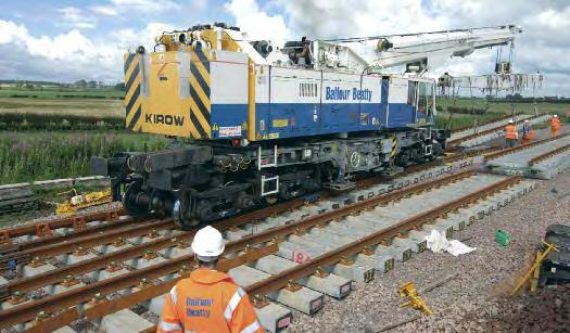 36 Rail Engineering and Services Double-tracking of the railway between Gretna station and Annan in Scotland. Rail operations outside the UK Balfour Beatty Rail Germany/Austria performed strongly.