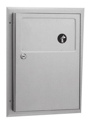 Partition Mounted 4 B-4353 ConturaSeries Recessed 4
