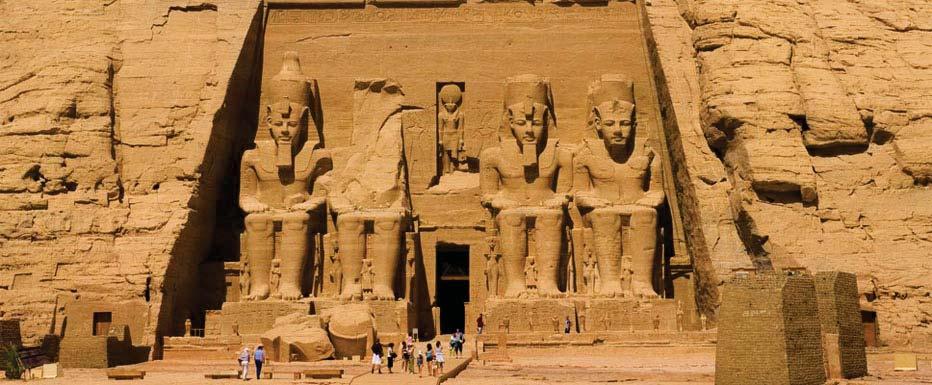No. 6 - Abu Simbel Abu Simbel is an archaeological site comprising two massive rock-cut temples in southern Egypt on the western bank of Lake Nasser.