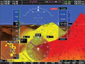 EVS greatly enhances situational awareness in flight and on the ground with virtually no weight penalty, increasing