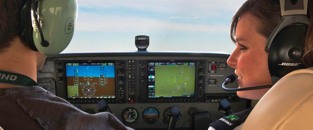 TAKE IT TO A HIGHER LEVEL BEFORE YOU EVEN STEP INTO THE PLANE The Skyhawk SP is an ideal platform for student pilots as well as experienced pilots seeking a modern and economical means of