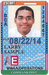 The issuance of this ID badge is restricted to MWAA and Federal Law Enforcement personnel.
