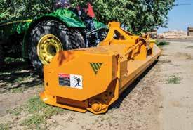 Orchard LP Flail Mower 8 Back Roller (Optional) - Keeps roller bearings protected and closes off rear discharge area Abrasion Resistant Liner - To withstand harsh environments and
