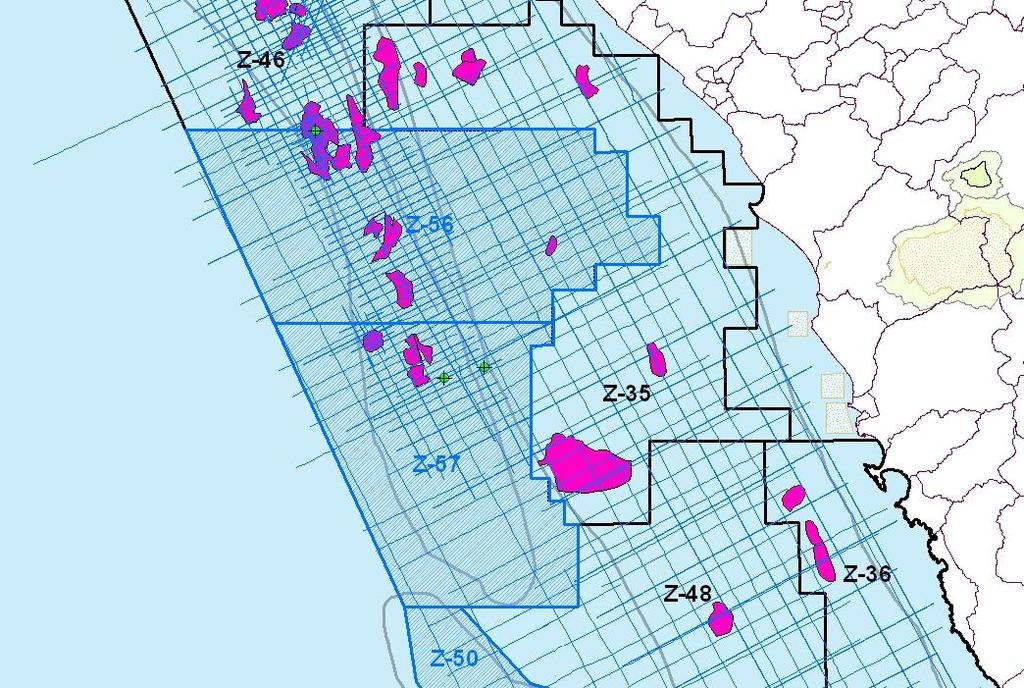 Excellent opportunities for investment BLOCKS Z-56 y Z-57 SALAVERRY TRUJILLO BASIN Z-56 Z-57 BLOCK EXTENSION (ha) AVAILABLE INFORMATION PROSPECTS Z-56 716,294 3,305 Km of 2D Seismic and 1 wildcat 6