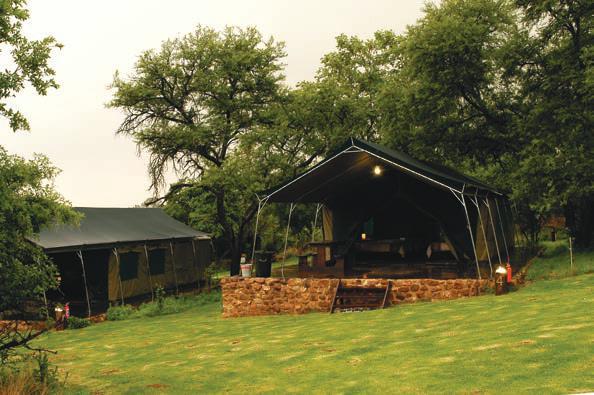 Surrounded by 107 hectares of mountain, river and indigenous vegetation, one could hardly imagine being 40 minutes away from both and Pretoria.