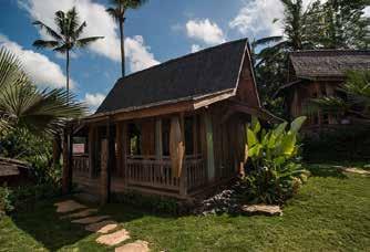 mingle around wooden joglos those traditional little Javanese huts remastered in a more modern fashion which will