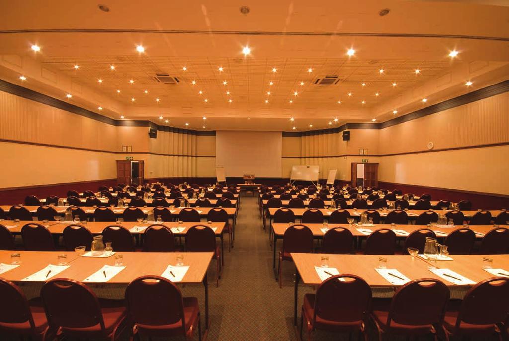 The conference centre accommodates up to 600 delegates across nine conference venues.