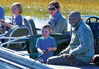 Fishing is also a popular pastime; our catch-and-release fishing trips for Bream or