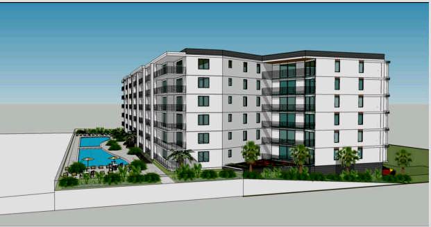 DEVELOPMENT ORDER SUBMITTED FOR CONTRUCTION OF A NEW CONDO ON THE VACANT COQUINA ISLE PARCEL: UPDATE: THE DEVELOPER HAS ASSIGNED THE NAME OF BLU Mr.