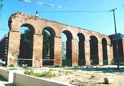 The Aqua Julia, one of the aqueducts on which the city's water