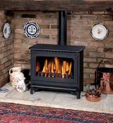 Available in three sizes, each has an extensive window area to allow you to enjoy the dancing flames and warm ambience of the coal or log-effect fires to the full.