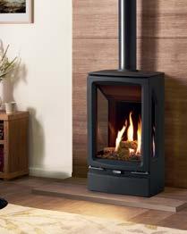Gas Vogue Midi T Gas Vogue Midi T conventional flue Gas Vogue Midi T Highline conventional flue The versatile Vogue Midi T gas stove range provides stunning flames and a high efficiency heat output