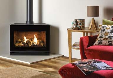 Riva2 F670 Glass Riva2 F670 Glass conventional flue with optional Brick-effect Lining Combining exceptional aesthetics with the latest gas fire innovations, the Riva2 F670 Glass provides high