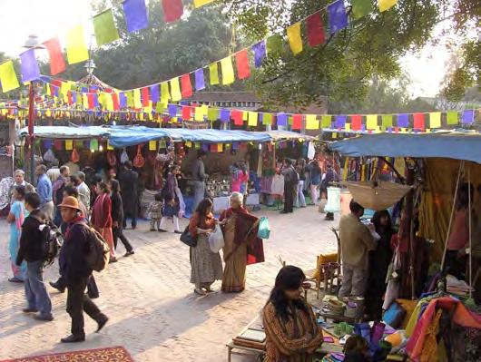 market for local handicrafts and accessories.