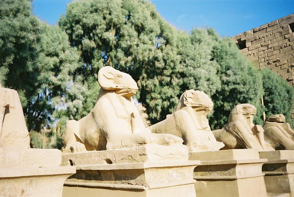 Section of the Avenue of Sphinxes that connects