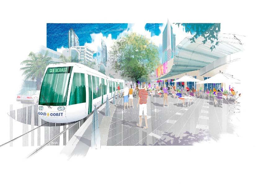 Developing a rapid transit system for the Gold Coast and its integration with a high
