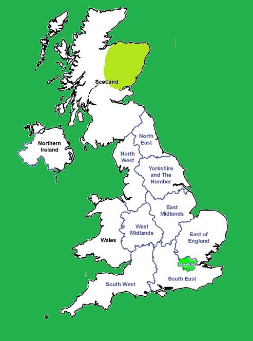 UK Research Sites Grampian region - NE Scotland Population: 426,000 Mountains to West Rivers to the East Semi